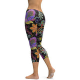 Faux Paillette Flower Capris-Cloth-Beautyholic1.com-BeautyHolic1.com