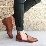 Women Trendy Office Casual Cut Out Bootie