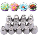 Cake & Cookie Decorating Flower Nozzles-Kitchen Utensils & Gadgets-Prime4Choice.com-Prime4Choice.com