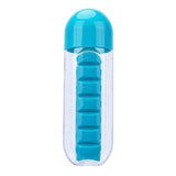 2 In 1 Portable Pill Case Water Bottle-Home & Garden-Prime4Choice.com-Blue-Prime4Choice.com