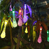 Waterproof Solar Powered Raindrop String Light-Lights-Prime4Choice.com-Prime4Choice.com