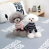 Striped Dog Winter Clothes