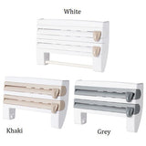 4-in-1 Wall mounted Kitchen Roll Dispenser-Kitchen Utensils & Gadgets-Prime4Choice.com-Grey-Prime4Choice.com