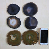 Natural Sliced Dyed Agate Coaster