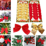 Christmas Tree Decoration Bowknots-Christmas-prime4choice.com-Prime4Choice.com