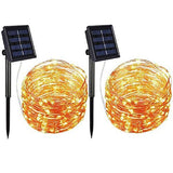 Outdoor Decorative Solar String Lights, 33ft 100 LED Lights-Lights Strip-Prime4Choice.com-2 Pack-Prime4Choice.com
