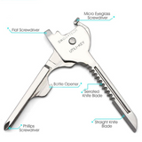 Six In One Folding Mini Knife Key Chain