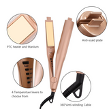 2-in-1 Twist Straightening Curling Iron
