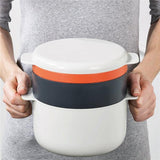 4 Piece Stackable Microwave Cooking Set