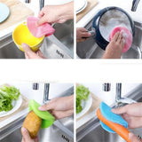 Round Silicone Dish Washing Sponge-Kitchen Cleaners-Prime4Choice.com-Prime4Choice.com