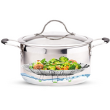 Stainless Steel Lotus foldable Steamer Basket