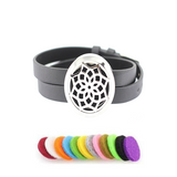 Sunflower Aromatherapy Leather Bracelet-Beauty & Fashion-Prime4Choice.com-Bracelet+Pad-Prime4Choice.com
