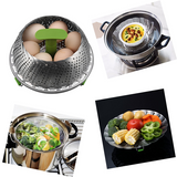 Stainless Steel Lotus foldable Steamer Basket