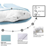 Full Pregnancy Washable Cotton Outer Cover Pillow