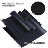 100% Non-Stick BBQ Grill Mats