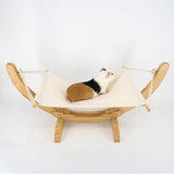 DIY Natural Wood Cat Hammock Swing Bed