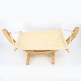 DIY Natural Wood Cat Hammock Swing Bed