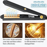Hair Straightener and Curler with Spray
