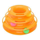 Interactive 3 Layers Tower of Tracks Balls Cat Toy