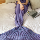 Handmade Knitted Mermaid Tail Blanket-Home & Garden-Prime4Choice.com-Prime4Choice.com