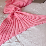 Handmade Knitted Mermaid Tail Blanket-Home & Garden-Prime4Choice.com-Prime4Choice.com