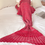 Handmade Knitted Mermaid Tail Blanket-Home & Garden-Prime4Choice.com-Prime4Choice.com