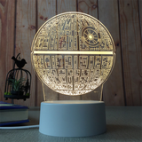 3D Optical Illusion Desk Lamp Unique Night Light for Home Decor-Home & Garden-Prime4Choice.com-US Plug-Death Star-Prime4Choice.com