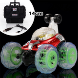 Glowing Stunt RC Car Rotate Remote-Toys-Prime4Choice.com-Red-14CM-Prime4Choice.com