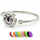 Lotus Aromatherapy Bangle Bracelet-Beauty & Fashion-Prime4Choice.com-Prime4Choice.com