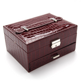 Crocodile Pattern Jewelry Box-Jewelry Box-Prime4Choice.com-Jujube-Square-Prime4Choice.com