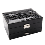 Crocodile Pattern Jewelry Box-Jewelry Box-Prime4Choice.com-Black-Square-Prime4Choice.com