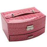 Crocodile Pattern Jewelry Box-Jewelry Box-Prime4Choice.com-Pink-Sector-Prime4Choice.com