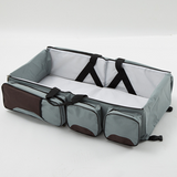 3-in-1 Portable Baby Diaper Bag Travel Bassinet