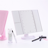 Folding Touch screen 3 panels LED Make up Mirror