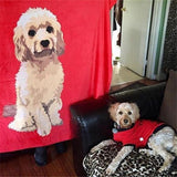 Custom Pet Fleece Blanket
