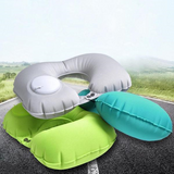 Hand-Press Inflatable Neck Pillow
