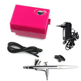 Portable Airbrush with Mini Air Compressor-Beauty & Fashion-Prime4Choice.com-Pink EU Plug With Gun-Prime4Choice.com